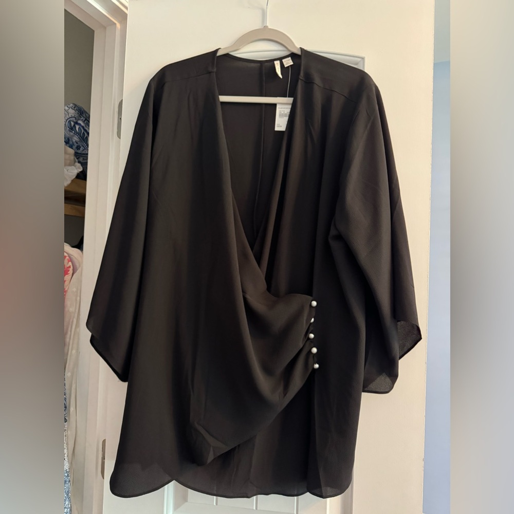 NWT Black blouse.